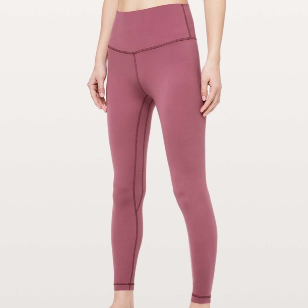 ISO Lululemon Align Pant II 25" in Misty Merlot